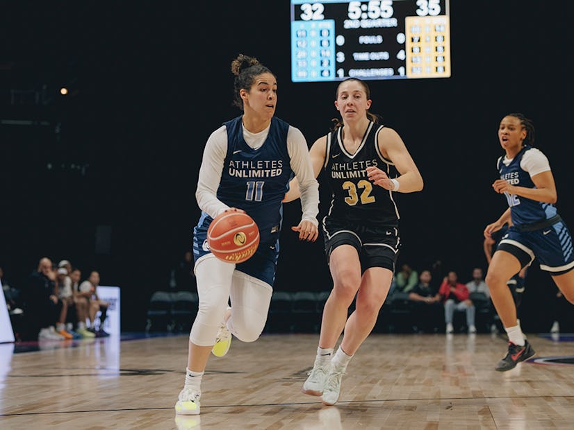 Kia Nurse at the AU Pro Basketball scrimmages ahead of Season 4