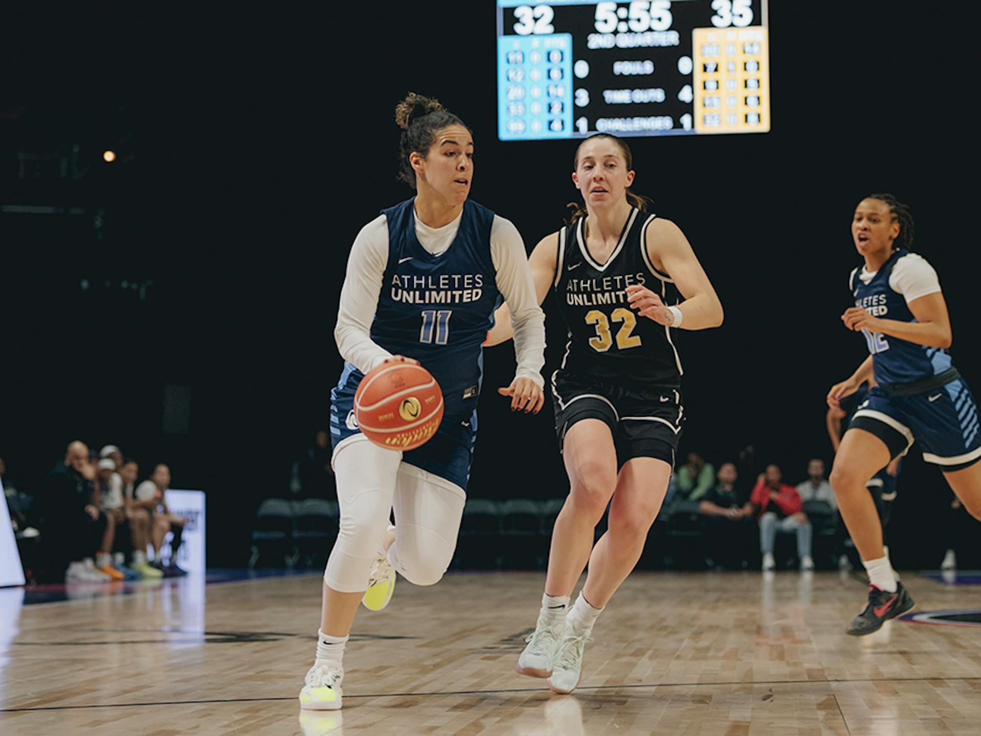 Kia Nurse at the AU Pro Basketball scrimmages ahead of Season 4