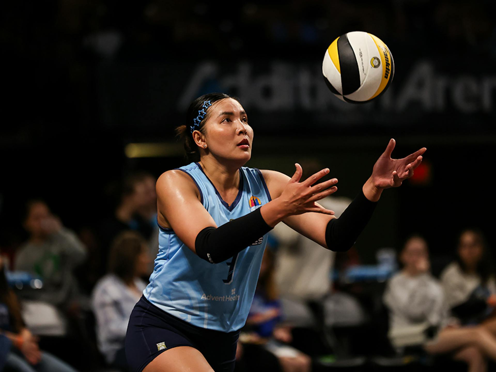 Pornpun Guedpard will compete in the AU Pro Volleyball Championship this fall.